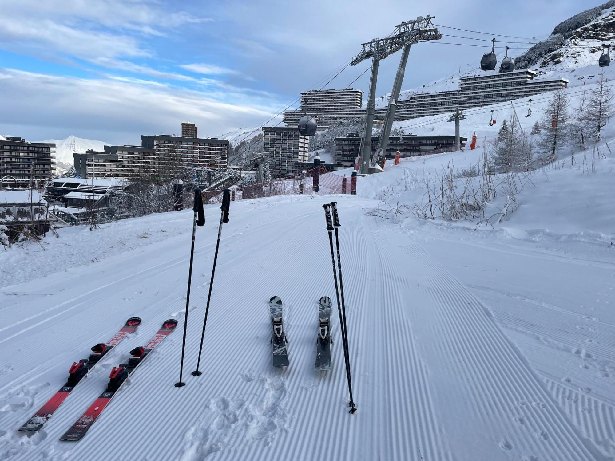 Apartmán Studio Renove Avec Acces Direct Aux Pistes Et La Croisette, Au Coeur Des Menuires Saint-Martin-de-Belleville Exteriér fotografie